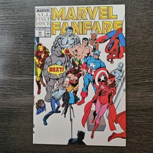 MARVEL FANFARE 45 JOHN BYRNE ALL PIN UP EDITION MARVEL COMICS 1989 - Picture 1 of 2