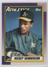 1990 Topps Box Set Collector's Edition (Tiffany) Rickey Henderson #450 HOF