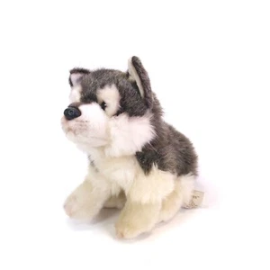 DEMDACO Nat & Jules Timber Wolf Plüschtier Stofftier Spielzeug Husky - Bild 1 von 10