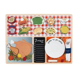 Mud Pie Kids Turkey Time Puzzle, 9" x 11 3/4",Jigsaw - Picture 1 of 1
