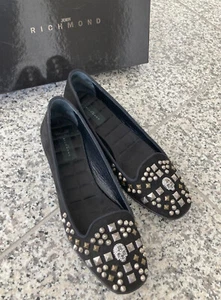 JOHN RICHMOND * exklusive Luxus BALLERINAS Loafer * Gr. 39,5 - Bild 1 von 14