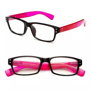 Gafas de moda con lentes transparentes marco sin marca colores únicos - Imagen 1 de 6