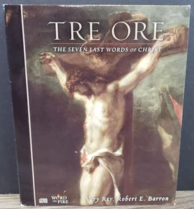 TRE ORE SEVEN LAST WORDS OF CHRIST BARRON 2 CD BOOK SET 2014 WORD ON FIRE USA - Picture 1 of 7