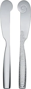Alessi Set 6 coltelli per burro linea "Dressed" in Acciaio Inox 18/10 - MW03/37 - Foto 1 di 2