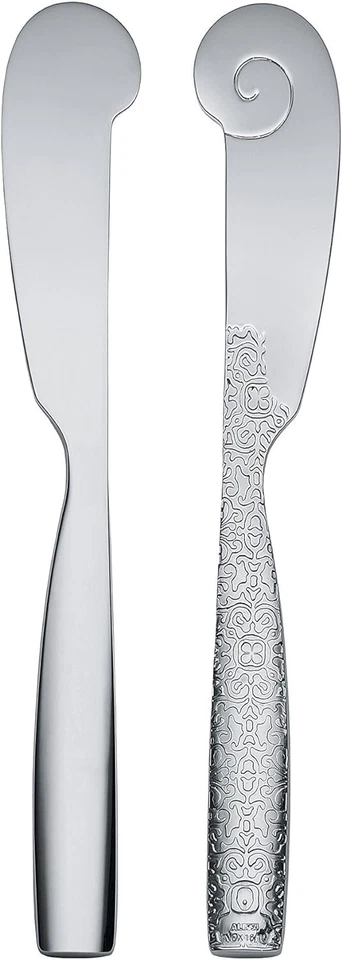 Alessi Set 6 coltelli per burro linea "Dressed" in Acciaio Inox 18/10 - MW03/37 - Immagine 1 di 2