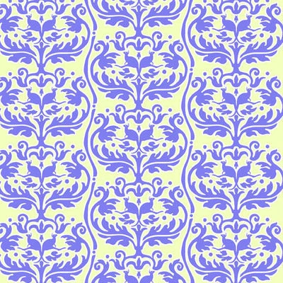 Tela Edredón Azul Patrón Brocado Roo Canguro - Envío Gratis - 1 Yarda Foto 1 de 2