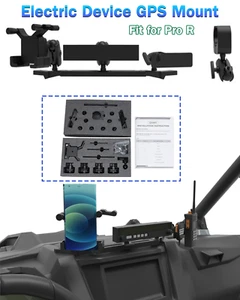Electric Device GPS Mount For Polaris RZR PRO R/4 22+ Phone, GoPro, Radio Holder - Picture 1 of 24