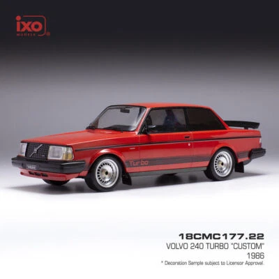 IXOMODELS - 1987 VOLVO 240 Turbo custom red - 1/18 - IXO18CMC177.22 - Image 1 of 2