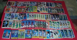BRET SABERHAGEN-Royals-Huge-105 Card Lot (86Topps/86Fleer/87Don,Topps,Fleer/89UD - Picture 1 of 6