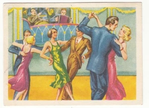 JAVA BAL MUSETTE DANSE DANCE TANZ IMAGE CARD 1950'S - Picture 1 of 2