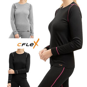 CFLEX POLARDRY Damen Ski Thermowäsche Thermo Hemd Unterhemd Sport Shirt