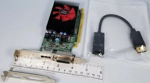 Dell AMD R5 430 2GB GDDR5 PCI-E DVI DisplayPort HDMI Windows 10 Video Card - Picture 1 of 7