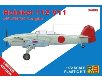 RS Models 94008 Heinkel He 112 V11 Limited Edition 1:72 modellismo - Immagine 1 di 2