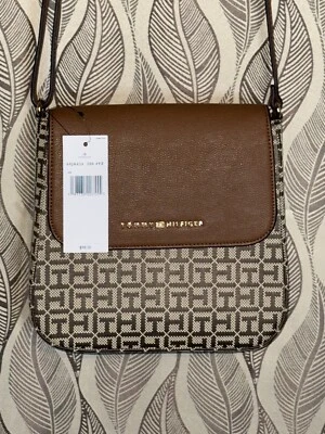 Tommy Hilfiger Medium Pvc Exterior Crossbody Purse New With Tag Retail $98.00 - Image 1 of 4