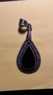 ciondolo argento con pietra - Immagine 1 di 2