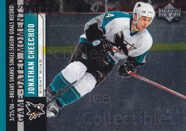2006-07 Upper Deck Game Dated Moments #7 Jonathan Cheechoo - Image 1 of 1