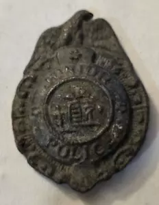 Spilla distintivo metallo polizia junior vintage retro - Foto 1 di 4