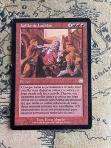 MTG Magic Thieves' Auction NEAR MINT! (Mercadian Masques, Portuguese) RARE - Picture 1 of 2