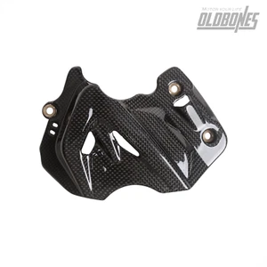 For Ducati DesertX 22+ 100% Carbon Fiber Sprocket Chain Case Protect Cover Gloss - Picture 1 of 12