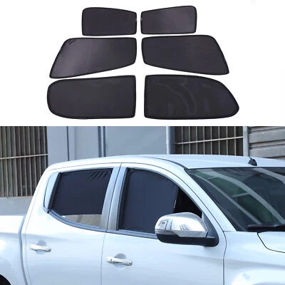 Parabrisas de malla de ventana trasera para Mitsubishi L200 Triton 2015-23 Foto 1 de 4