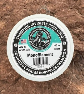 Champion unsichtbare Perlenschnur 100 m 0,012 Zoll - Bild 1 von 1