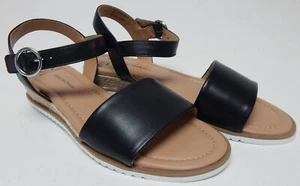 Isaac Mizrahi Live Cassidy Sz 8.5 M Women's Low Espadrille Wedge Strappy Sandals - Picture 1 of 11