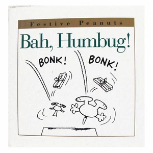 Small 4-1/4" Square Peanuts by Schultz Bah, Humbug! Hardcover 30 pages - Picture 1 of 3