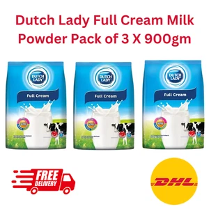 Dutch Lady Vollmilchpulver 3er Pack x 900gm - Expressversand - Bild 1 von 2