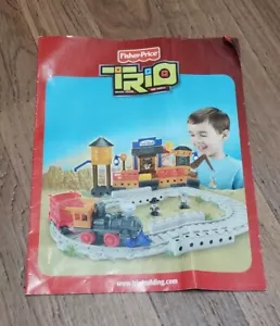 Fisher Price Trio Block T5263 Trio Train Station Replacement Manual Instructions - Picture 1 of 2