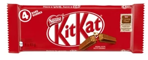 Nestle Kit Kat Milk Chocolate Wafer Bars, 4 x 45g, 180g - Picture 1 of 4