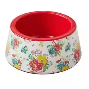 The Pioneer Woman Fancy Flowers Haustier Schüssel 14 Unzen Floral klein Melamin Hund Katze A+ - Bild 1 von 5