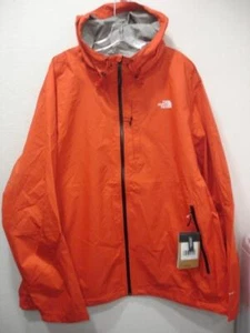 Men's 3XL The North Face Alta Vista Rain Hoodie Jacket Dryvent Fiery Red Orange - Picture 1 of 11