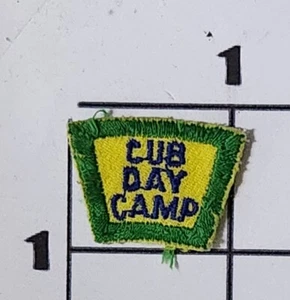 Day Camp Segment Patch BSA Boy Scouts Cub Scout Webolos Embroidered Merit - Picture 1 of 1