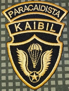 Guatemala KAIBIL Special Forces Parachute Patch Hook & Iron-On Repro New B519 - Picture 1 of 2