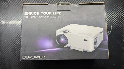 DBPower L21 Mini LCD Video Projector - White - Image 1 of 4