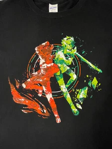 NWOT - SAO Sword Art Online Anime RPG Mens Black T-Shirt Sz L 41 Chest FREE SHIP - Picture 1 of 10