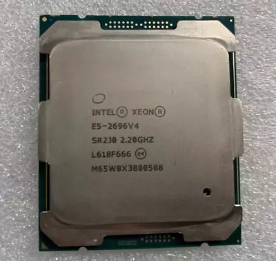 Intel Xeon E5-2696 V4 CPU Processor 2.2Ghz 22Cores 44Threads LGA2011-3 E5-2696V4 - Image 1 of 4