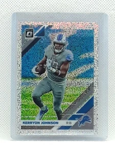 Kerryon Johnson 2019 Donruss Optic Football - WHITE SPARKLE SSP - Detroit Lions - Picture 1 of 2
