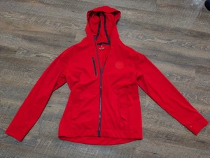 G/Fore Water Repellent Light Golf Full Zip Jacket Red Mens Size M *RARE COLOR* ⛳ - Picture 1 of 5