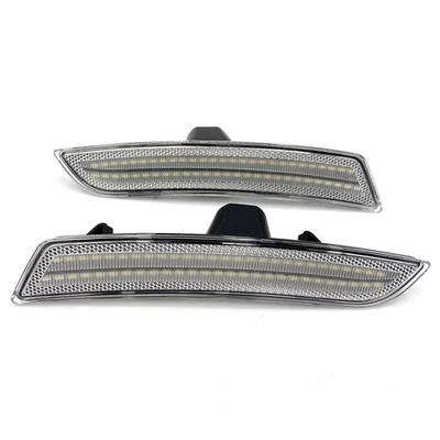 High Universality Fitment Clear Lens LED Marker Lights Front Side Marker Lights - Image 1 of 4
