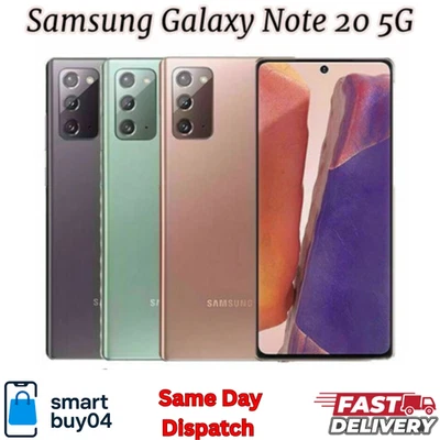 Samsung Galaxy Note 20 5G 256 GB Unlocked Smartphone Black Pristine Condition A+ - Image 1 of 4
