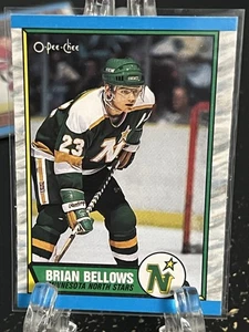 BRIAN BELLOWS----1989-90 O PEE CHEE--177---NORTH STARS-----FREE SHIPPING - Picture 1 of 2