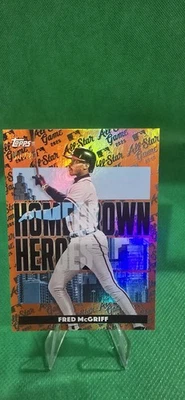 Mega caja Topps ASG 2025 Fred McGriff #HHA-FM Auto Orange Variation 1/25 Foto 1 de 3