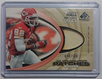 2004 SP Game Used Dante Hall Authentic Patches Single #AP-DH 024/100 Chiefs - Image 1 of 3