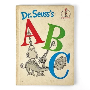 Vintage Dr. Seuss Book Club Edition Dr. Suess's ABC 1963 Hardcover - Picture 1 of 13
