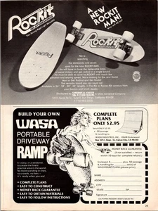 1978 • Anuncio impreso Rockit & Maherajah • Monopatín años 70 ADS-67 - Imagen 1 de 3