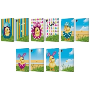 ANIMAL CLUB INTERNATIONAL EASTER DUCKLINGS LEATHER BOOK CASE FOR APPLE iPAD - Picture 1 of 11