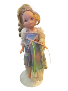 Vintage Lady Lovely Locks Maiden Fair Hair in Rainbow Dress - Mattel 1986 - Picture 1 of 4