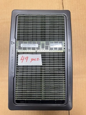 Lot of 49 Micron MT36KSF2G72PZ-1G6E1HE 16GB PC3L-12800r Server Ram -DDR3 - Image 1 of 3