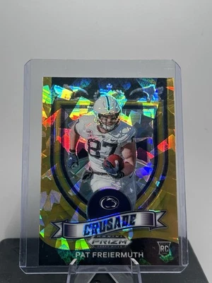2021 Panini Prizm Draft Picks - Crusade Pat Freiermuth #173 Gold Ice Prizm (RC) - Image 1 of 2